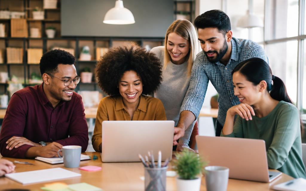 Recruiter balancing AI insights with human decision-making